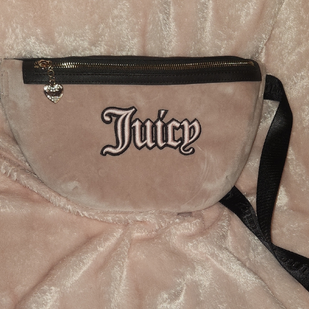 Juicy Couture Tan and Black Crossbody Bag